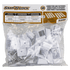 package of 20 square white baluster connectors