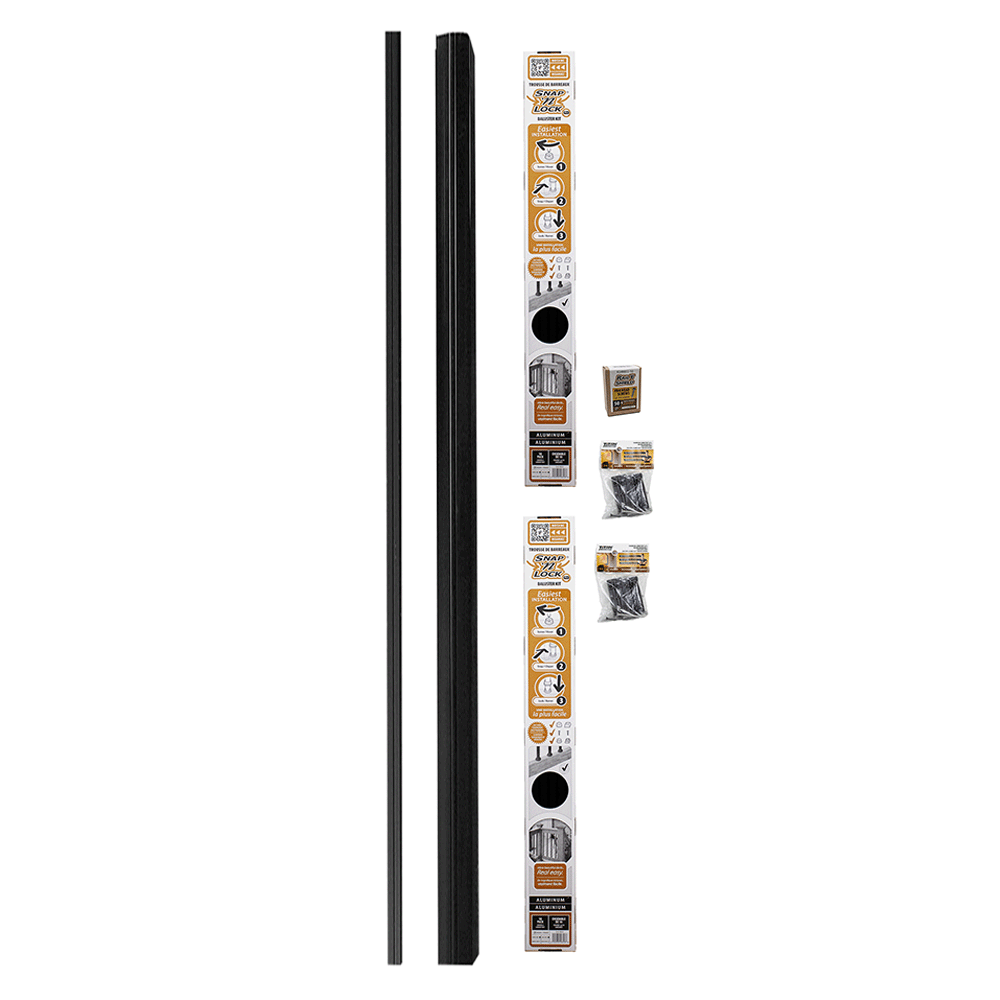 all 8ft infill kit components in packaging on a white background