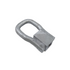 galvanized eye nut on a white background