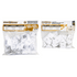 Two packages of white Snap Lock connectors on a white background
