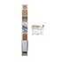 square white 25 inch snap'n lock baluster kit in packaging