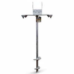 deck foot anchor upright on a white background fully assembled 