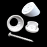 white snap'n lock stair adapter plus connectors round