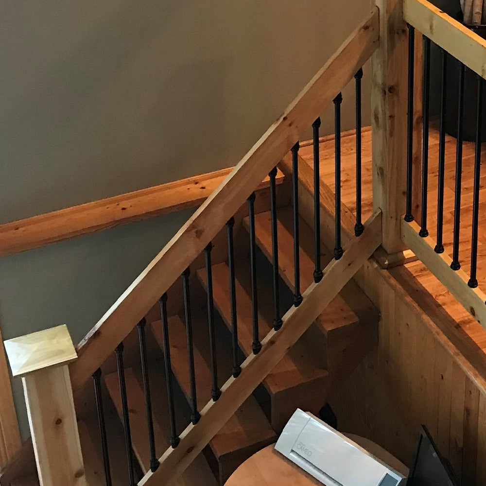Indoor Snap'n Lock® Stair Balusters (2 pack) - Closed Stringer