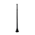 Classy Black Aluminum Lamp Post Base