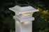 Kingsbridge White Dual Lighted Solar Post Cap