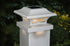 Kingsbridge White Dual Lighted Solar Post Cap