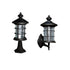 Classy Black Aluminum Hampton Solar Lamp