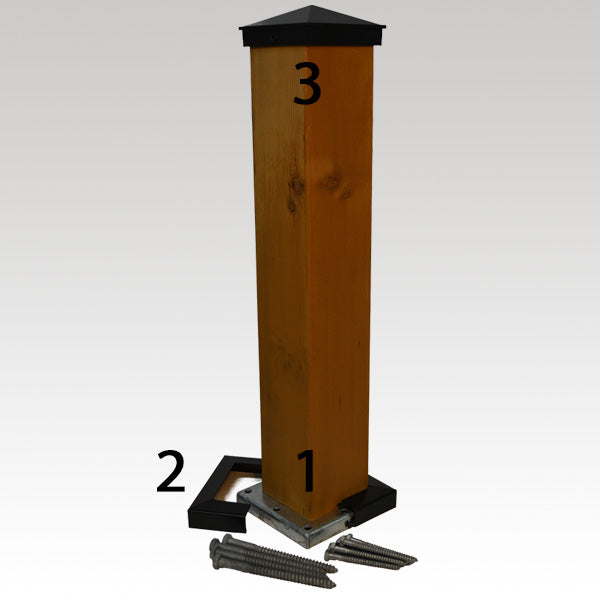 4x4 Post Anchor Bundle -Triple