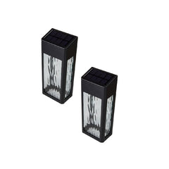 Black Aluminum Lancaster Solar Deck and Wall Light