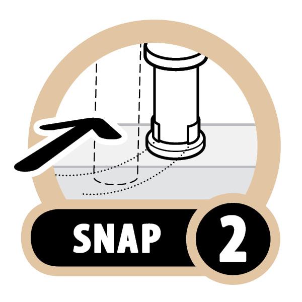 Snap'n Lock™ Baluster Connectors Square 20 Pack